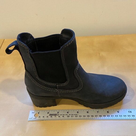 Cougar Dallas Waterproof Womens chunky heels Ankle Boots Dark blue Size 7M - Picture 12 of 16